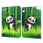 For iPad mini 2024 / mini 6 3D Painted Pattern Leather Tablet Case(Panda) - 1