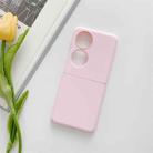 For Huawei P50 Pocket Skin Feel Frosted PC Phone Case(Pink) - 1