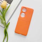 For Huawei P50 Pocket Skin Feel Frosted PC Phone Case(Orange) - 1