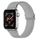 Polyester Nylon Watch Band For Apple Watch Ultra 49mm&Watch Ultra 2 49mm / Series 9&8&7 45mm / SE 3&SE 2&6&SE&5&4 44mm / 3&2&1 42mm(Grey) - 1
