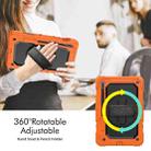 For Samsung Galaxy Tab S8 11 inch SM-X700 Silicone + PC Tablet Case(Orange+Black) - 5