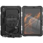 For Samsung Galaxy Tab S8 11 inch SM-X700 Silicone + PC Tablet Case(Black) - 2