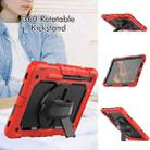 For Samsung Galaxy Tab S8 11 inch SM-X700 Silicone + PC Tablet Case(Red+Black) - 5