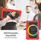For Samsung Galaxy Tab S8+ 12.4 inch SM-X800 Silicone + PC Tablet Case(Red+Black) - 5