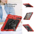 For Samsung Galaxy Tab S8+ 12.4 inch SM-X800 Silicone + PC Tablet Case(Red+Black) - 6