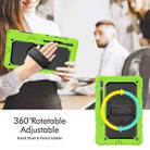 For Samsung Galaxy Tab S8+ 12.4 inch SM-X800 Silicone + PC Tablet Case(Yellow Green+Black) - 5