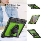 For Samsung Galaxy Tab S8+ 12.4 inch SM-X800 Silicone + PC Tablet Case(Black+Yellow Green) - 6