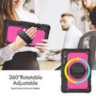 For Samsung Galaxy Tab S8+ 12.4 inch SM-X800 Silicone + PC Tablet Case(Black+Rose Red) - 5