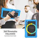 For Samsung Galaxy Tab S8+ 12.4 inch SM-X800 Silicone + PC Tablet Case(Light Blue+Black) - 5