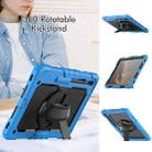 For Samsung Galaxy Tab S8+ 12.4 inch SM-X800 Silicone + PC Tablet Case(Light Blue+Black) - 6
