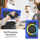 For Samsung Galaxy Tab S8+ 12.4 inch SM-X800 Silicone + PC Tablet Case(Dark Blue+Black) - 5