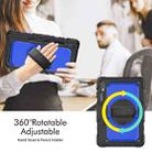 For Samsung Galaxy Tab S8+ 12.4 inch SM-X800 Silicone + PC Tablet Case(Black+Dark Blue) - 5