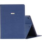 For iPad 9.7 inch (2017) GEBEI PU+TPU Horizontal Flip Leather Case with Holder & Card Slots(Blue) - 1