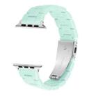 Candy Color Three-Bead Watch Band For Apple Watch Ultra 49mm / Series 8&7 45mm / SE 2&6&SE&5&4 44mm / 3&2&1 42mm(Light Cyan) - 1