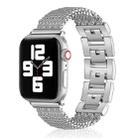 Thin Chain Steel Watch Band For Apple Watch Series 8&7 41mm / SE 2&6&SE&5&4 40mm / 3&2&1 38mm(Silver) - 1