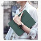 For Samsung Galaxy Tab S8 / X700 3-folding Honeycomb TPU Smart Leather Tablet Case(Green) - 7