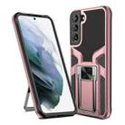 For Samsung Galaxy S22+ 5G Armor 2 in 1 PC + TPU Magnetic Phone Case(Rose Gold) - 1