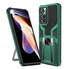 For Xiaomi Redmi Note 11 Pro Armor 2 in 1 PC + TPU Magnetic Phone Case(Green) - 1