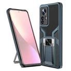 For Xiaomi 12 Pro Armor 2 in 1 PC + TPU Magnetic Phone Case(Cyan) - 1