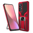 For Xiaomi 12 Armor 2 in 1 PC + TPU Magnetic Phone Case(Red) - 1