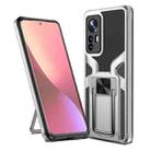 For Xiaomi 12 Armor 2 in 1 PC + TPU Magnetic Phone Case(Silver) - 1
