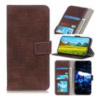For Xiaomi Redmi K50 / K50 Pro Crocodile Texture Leather Phone Case(Brown) - 1