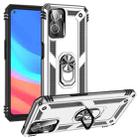 For OPPO A36 / A76 Shockproof TPU + PC Phone Case(Silver) - 1