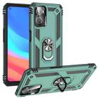 For OPPO A36 / A76 Shockproof TPU + PC Phone Case(Green) - 1