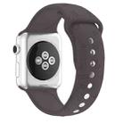 Dog Paw Embossing Silicone Watch Band For Apple Watch Series 8&7 41mm / SE 2&6&SE&5&4 40mm / 3&2&1 38mm(Cocoa) - 1