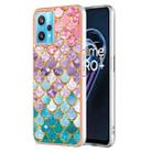 For OPPO Realme 9 Pro 5G Electroplating IMD TPU Phone Case(Colorful Scales) - 1