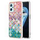 For OPPO Realme 9i / A36/A96 4G Electroplating IMD TPU Phone Case(Colorful Scales) - 1