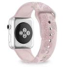 Sunflower Embossing Silicone Watch Band For Apple Watch Series 8&7 41mm / SE 2&6&SE&5&4 40mm / 3&2&1 38mm(Pink Sand) - 1