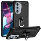 For Motorola Edge 30 Pro Shockproof TPU + PC Phone Case(Black) - 1