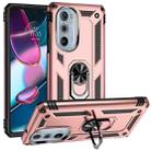 For Motorola Edge 30 Pro Shockproof TPU + PC Phone Case(Rose Gold) - 1