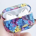 For AirPods Pro Graffiti Landscape Pattern PC Earphone Protective Case(Leaves) - 1
