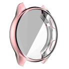 For OnePlus Watch Full Coverage TPU Electroplating Watch Case(Pink) - 1