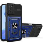 For OPPO A16 / A16s Eagle Eye Shockproof Phone Case(Sapphire Blue + Black) - 1