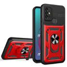 For Motorola Moto G10 / G20 / G30 Eagle Eye Shockproof Phone Case(Red + Black) - 1