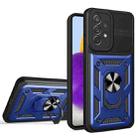 For Samsung Galaxy A33 5G Eagle Eye Shockproof Phone Case(Sapphire Blue + Black) - 1