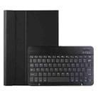 AK16 Lambskin Texture Bluetooth Keyboard Leather Case For Lenovo Tab 6 5G 10.3 inch(Black) - 1