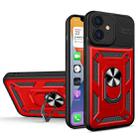 Eagle Eye Shockproof Phone Case For iPhone 12(Red + Black) - 1