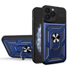 Eagle Eye Shockproof Phone Case For iPhone 13 Pro Max(Sapphire Blue + Black) - 1