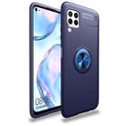 For Huawei Nova 6SE Lenuo Shockproof TPU Case with Invisible Holder(Blue) - 1
