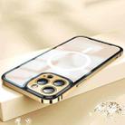 For iPhone 13 Pro Max AG Frosted PC Backplane + Stainless Steel Frame MagSafe Phone Case (Gold) - 1