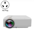 YG530 LED Small 1080P Wireless Screen Mirroring Projector, Power Plug:AU Plug(White) - 1
