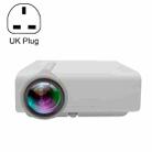 YG530 LED Small 1080P Wireless Screen Mirroring Projector, Power Plug:UK Plug(Black) - 1