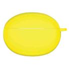 Solid Color Silicone Earphone Protective Case For OPPO Enco X2(Yellow) - 1