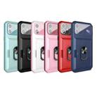 For iPhone 11 Card Ring Holder PC + TPU Phone Case (Black) - 2