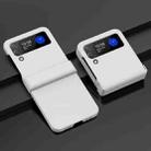 For Samsung Galaxy Z Flip3 5G PC Skin Feel Folding Phone Case(White) - 1
