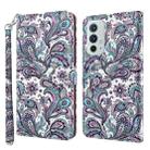 For OnePlus 9RT 5G 3D Painting Pattern TPU + PU Leather Phone Case(Swirl Pattern) - 1